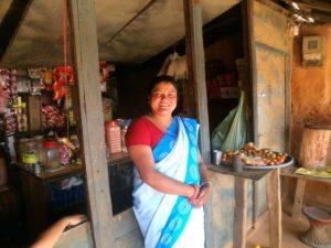 woman in rural nepal