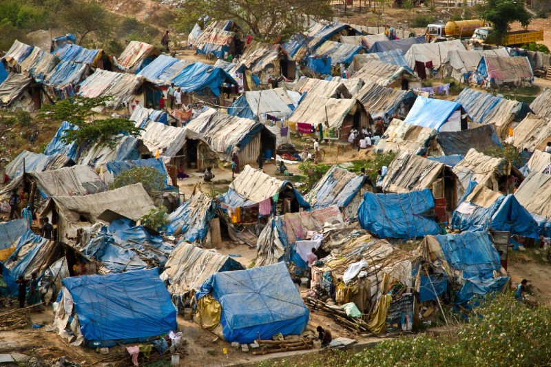 India slum coronavirus risk
