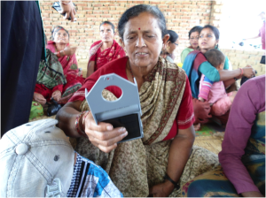 solar lights nepal woman business